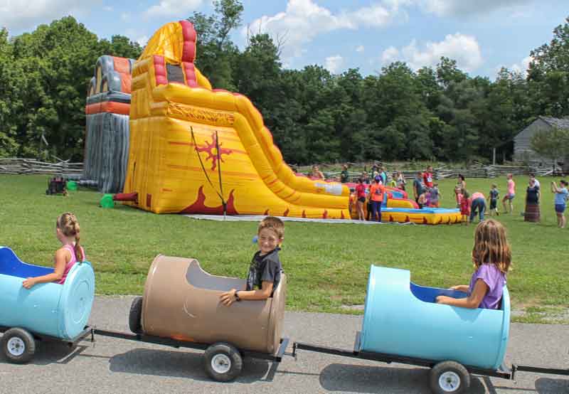 bounce house water slide