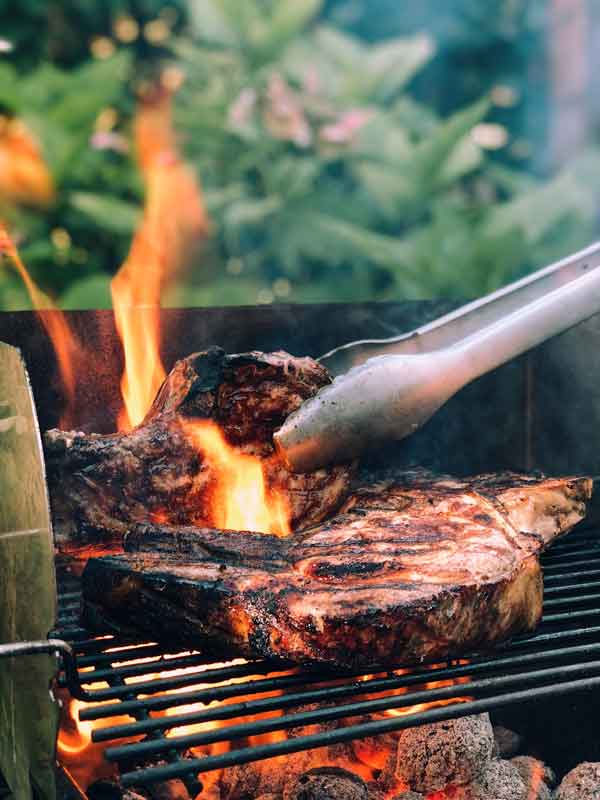 Steak Cookout Catering Grilled Onsite 972-243-4901 The Dallas Picnic Co.